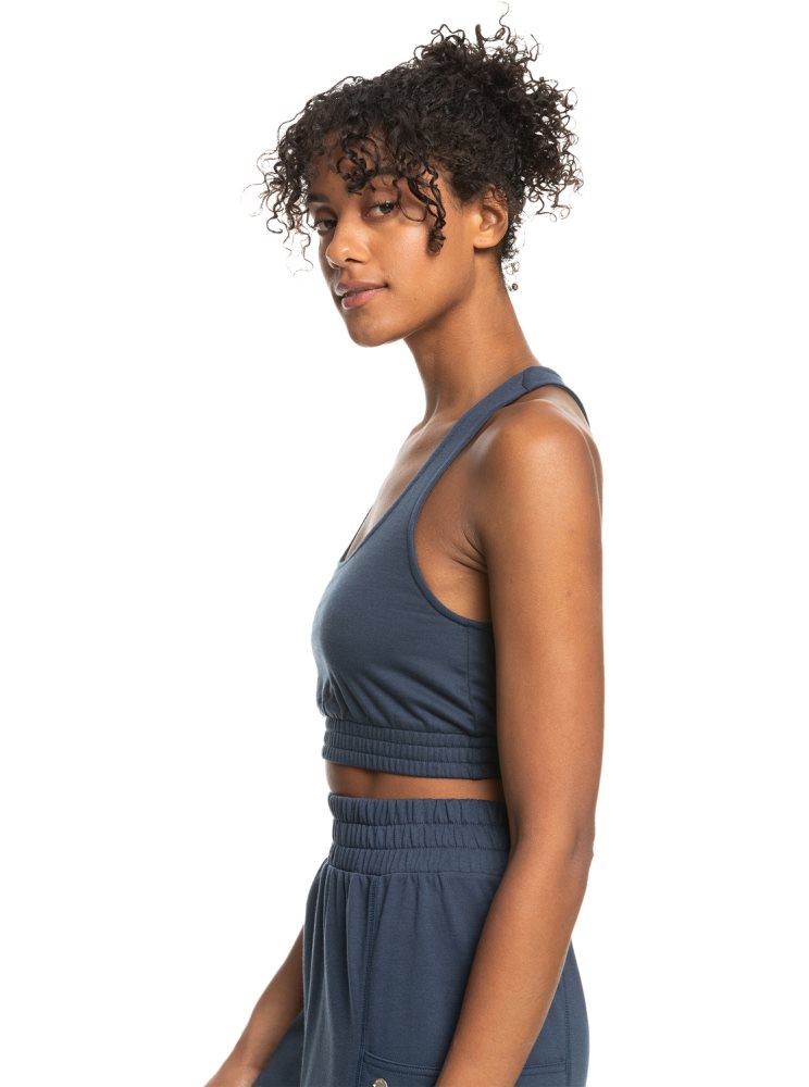 Indigo Women's Roxy Next Set Sporty Bralette Tops | USA RJTM-94851