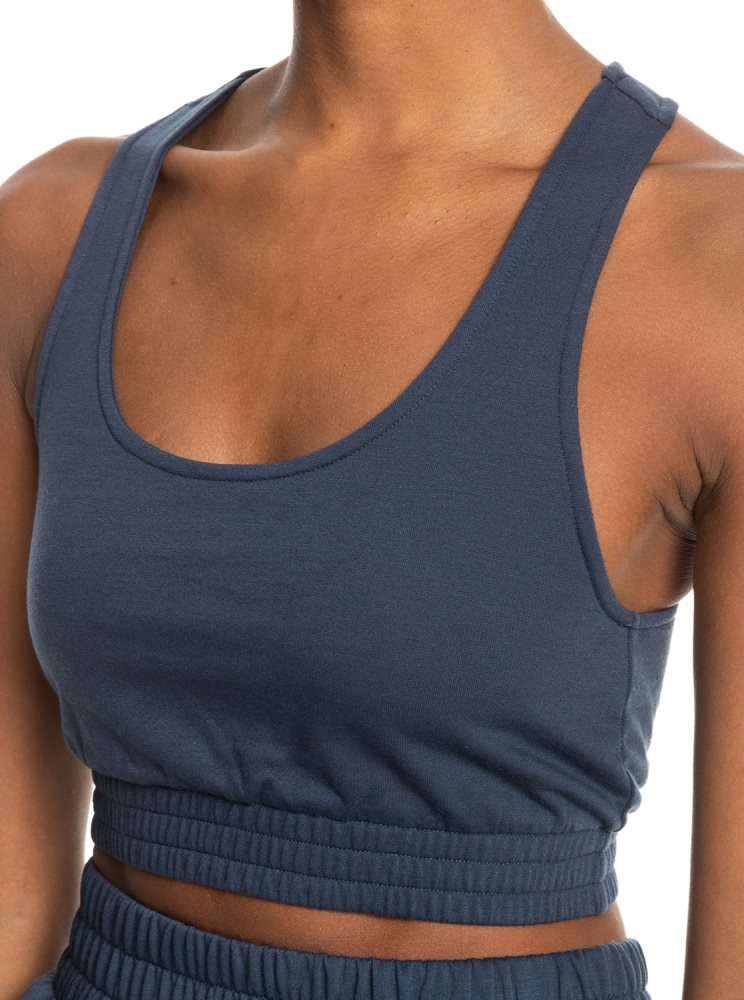 Indigo Women's Roxy Next Set Sporty Bralette Tops | USA RJTM-94851