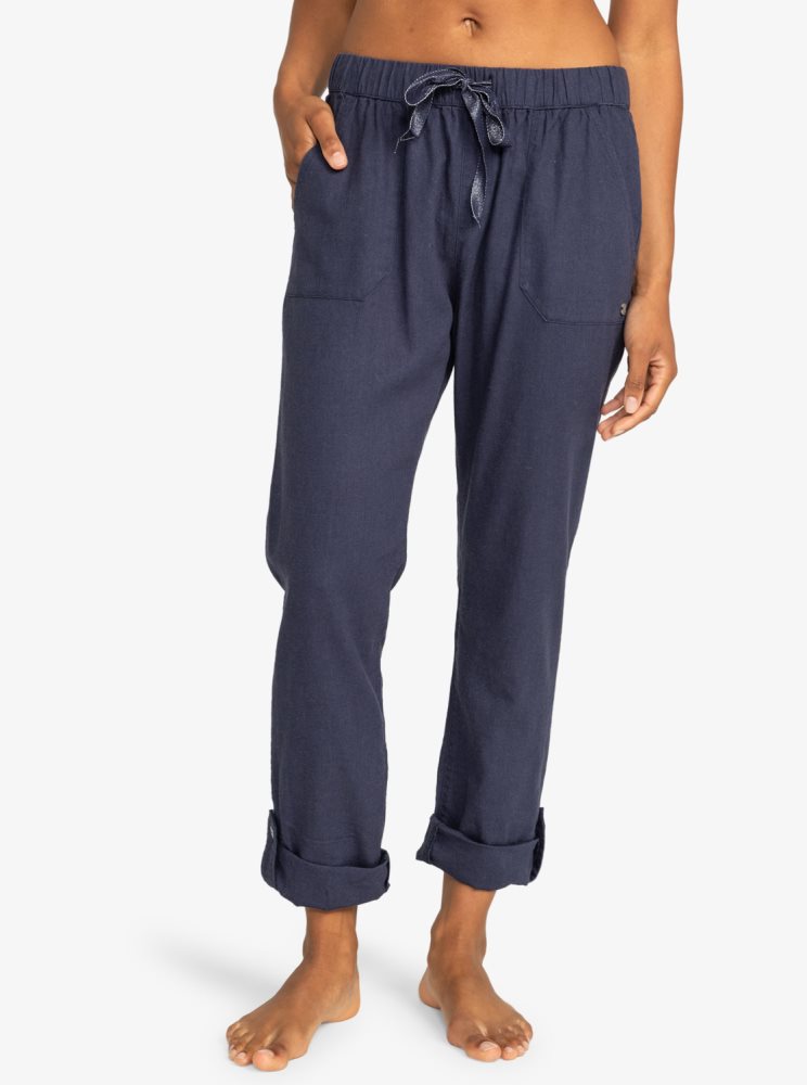 Indigo Women's Roxy On The Seashore Cargo Pants | USA KIEJ-41792