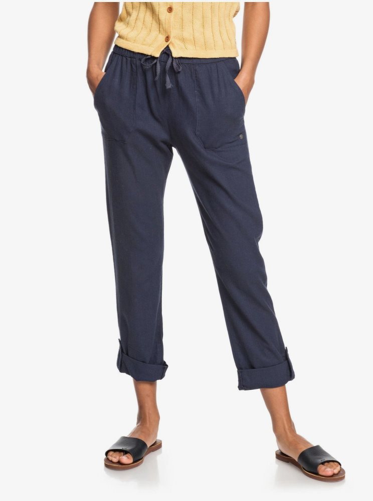 Indigo Women's Roxy On The Seashore Cargo Pants | USA KIEJ-41792