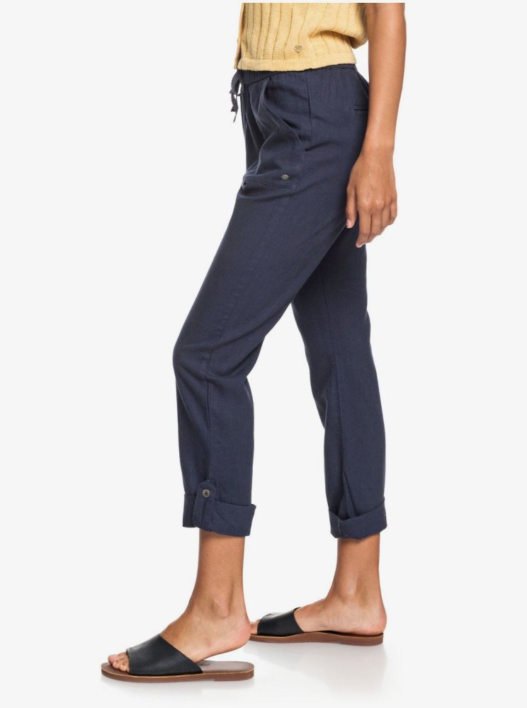 Indigo Women's Roxy On The Seashore Cargo Pants | USA KIEJ-41792