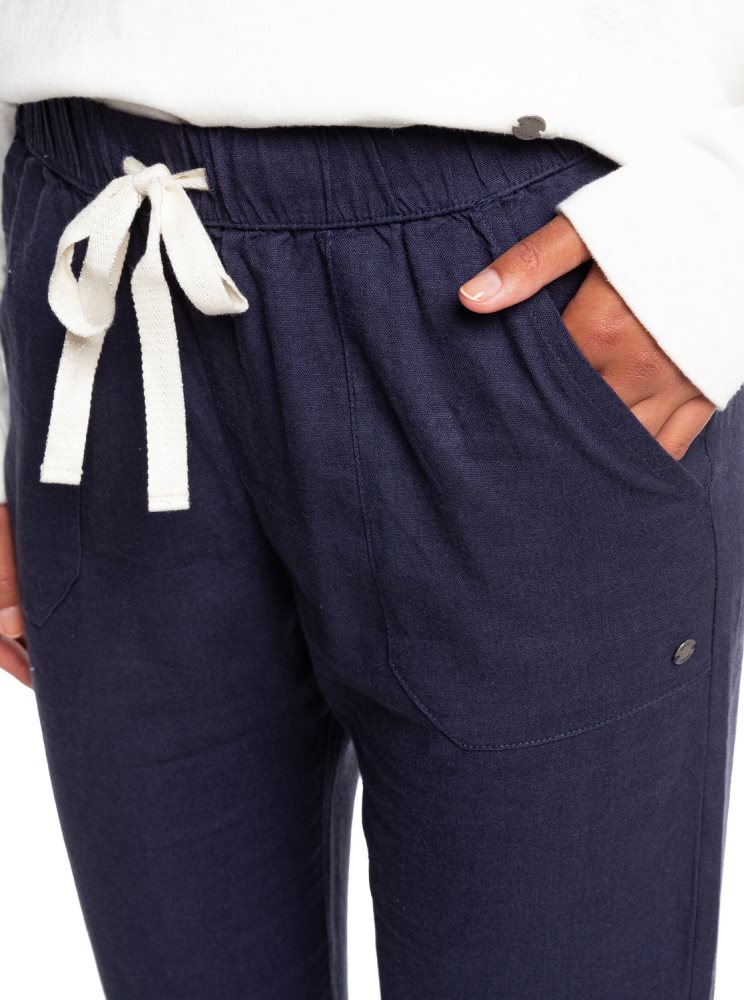 Indigo Women's Roxy On The Seashore Cargo Pants | USA KIEJ-41792