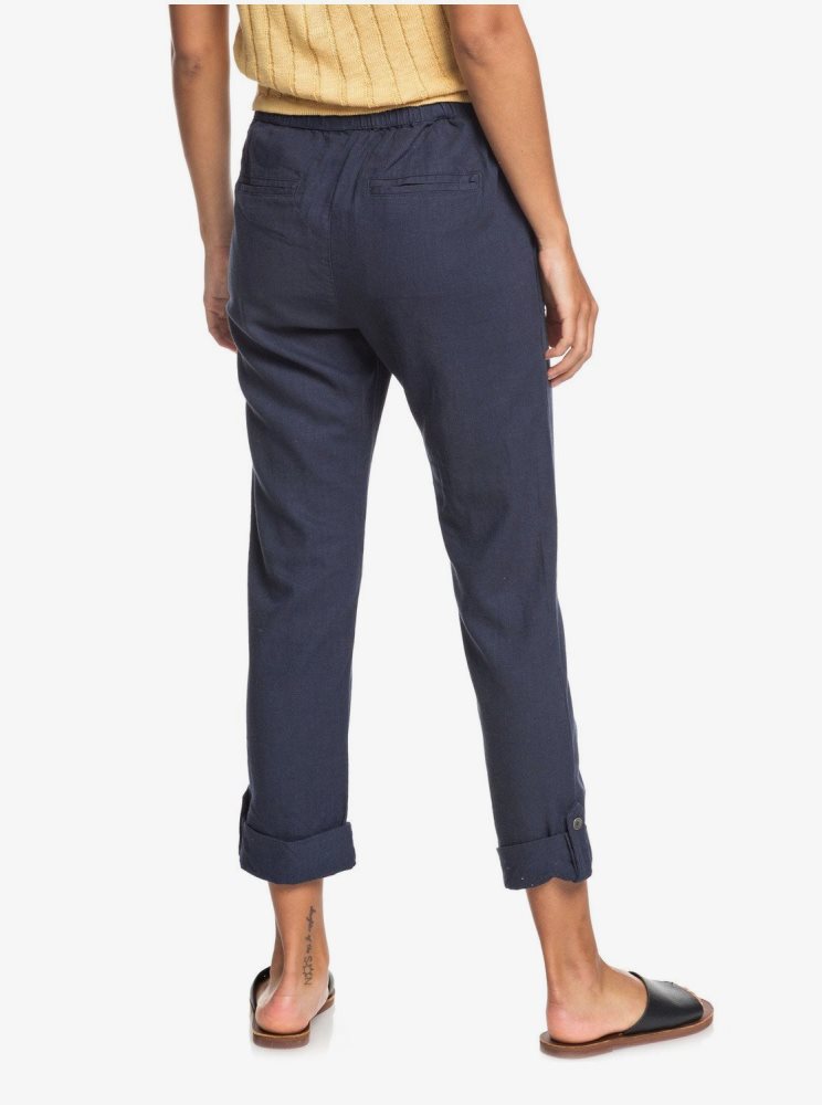 Indigo Women's Roxy On The Seashore Cargo Pants | USA KIEJ-41792