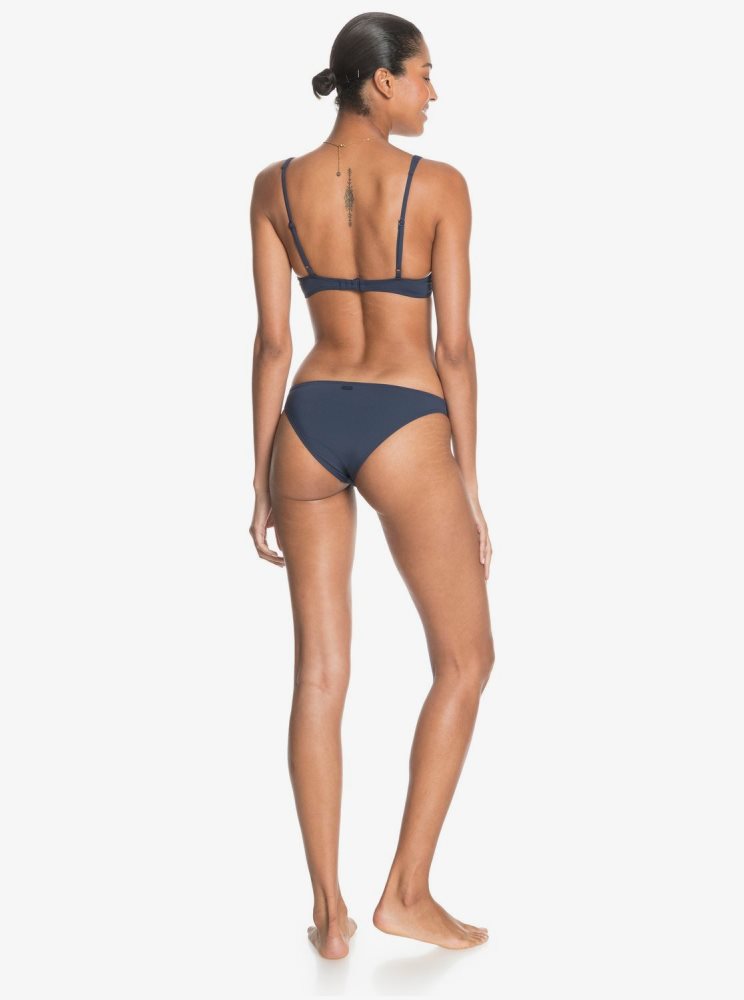 Indigo Women's Roxy Sd Beach Classics Moderate Bo Separate Bikini Bottoms | USA QLUV-01524