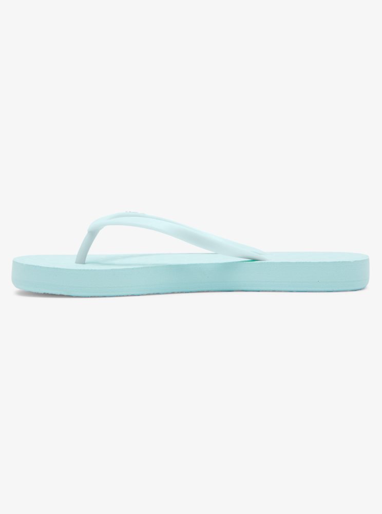 Light Blue Women's Roxy Viva Hi Sandals | USA UAHJ-62081