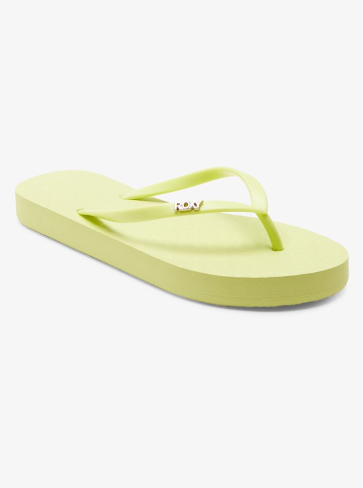 Light Green Women's Roxy Viva Hi Sandals | USA QUZW-21309