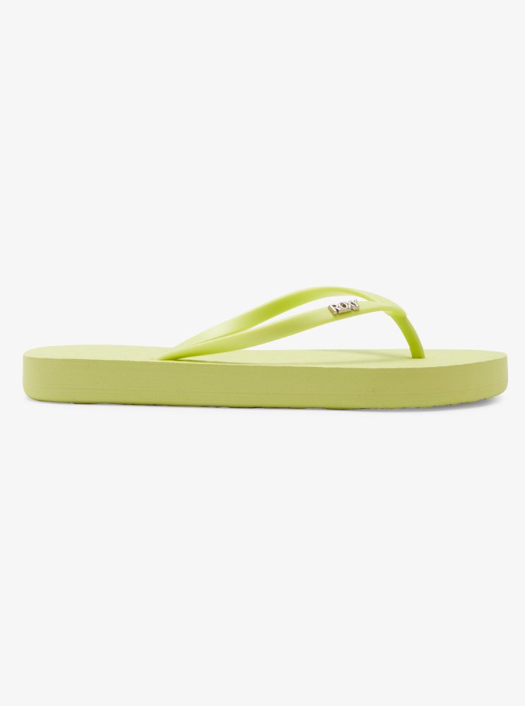 Light Green Women's Roxy Viva Hi Sandals | USA QUZW-21309