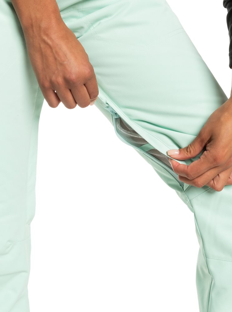 Light Turquoise Women's Roxy Diversion Insulated Snow Pants | USA RXDC-24517