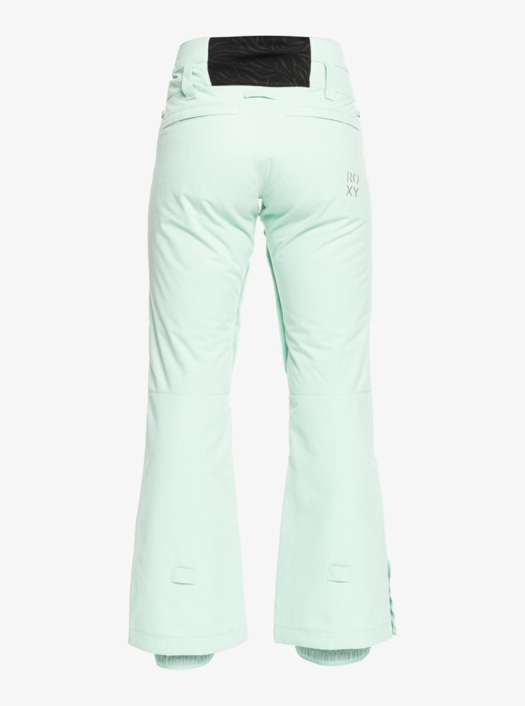 Light Turquoise Women's Roxy Diversion Insulated Snow Pants | USA RXDC-24517