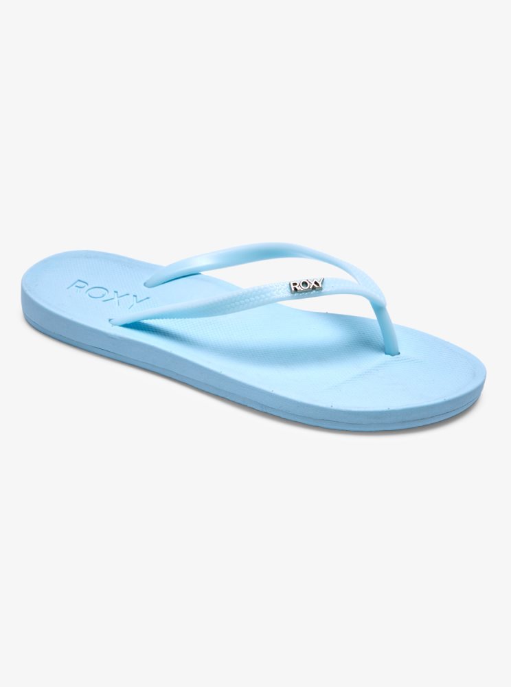 Light Turquoise Women's Roxy Jettie Sandals | USA YNST-78126