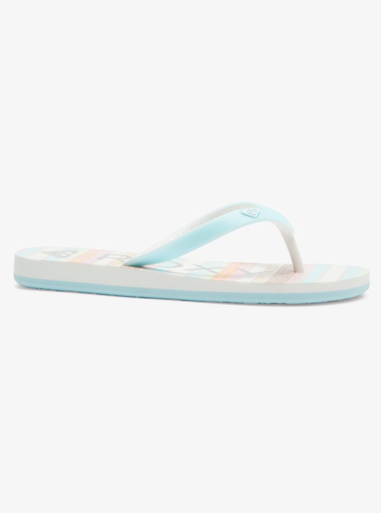 Multicolor Kids' Roxy 4-16 Tahiti Flip Flops | USA YHNK-71854