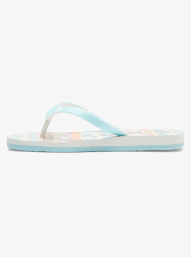 Multicolor Kids' Roxy 4-16 Tahiti Flip Flops | USA YHNK-71854