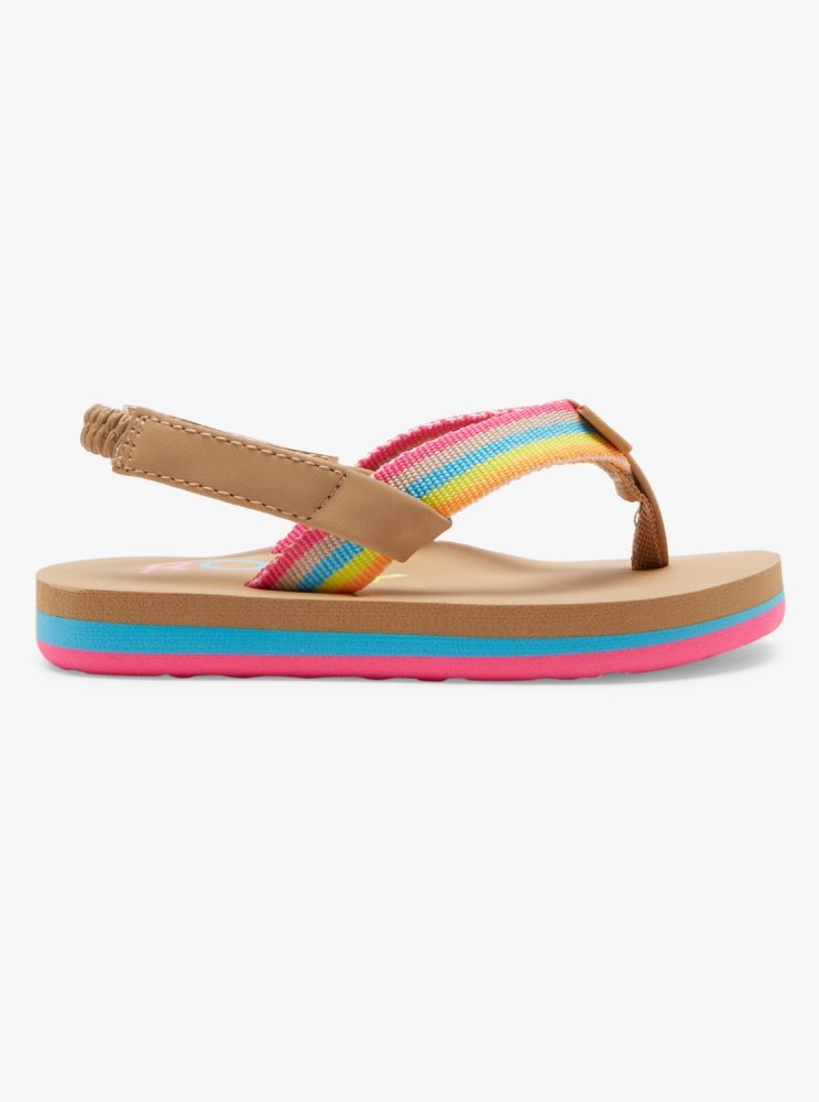 Multicolor Kids' Roxy Colbee Sandals | USA FITZ-57816