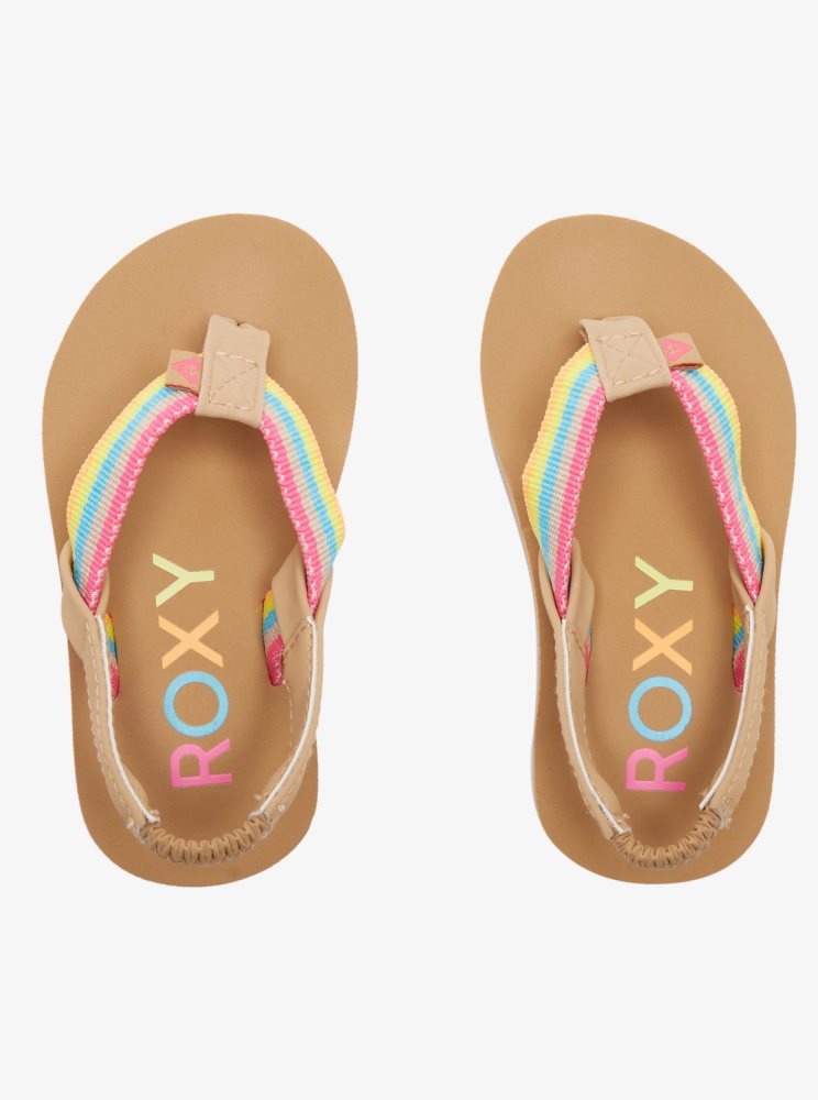 Multicolor Kids' Roxy Colbee Sandals | USA FITZ-57816