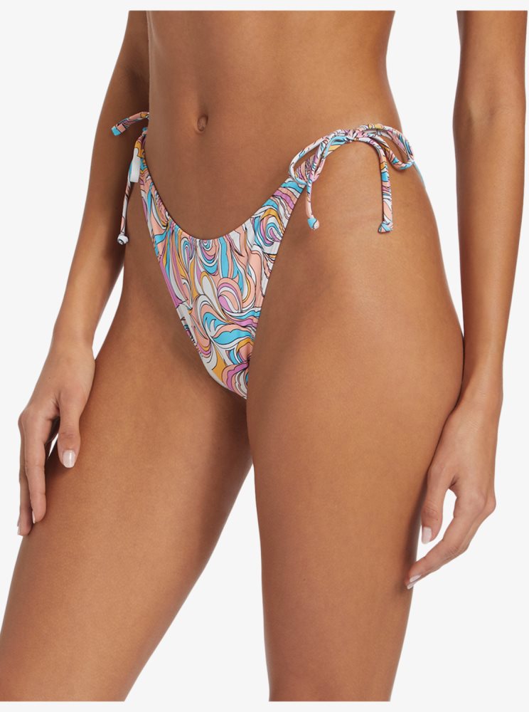 Multicolor Women's Roxy Beach Classics Cheeky Bikini Bottoms | USA IDMG-65389