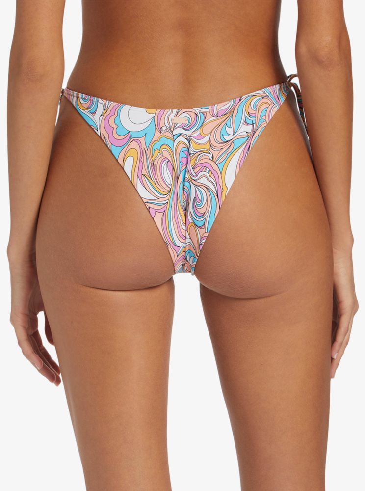 Multicolor Women's Roxy Beach Classics Cheeky Bikini Bottoms | USA IDMG-65389