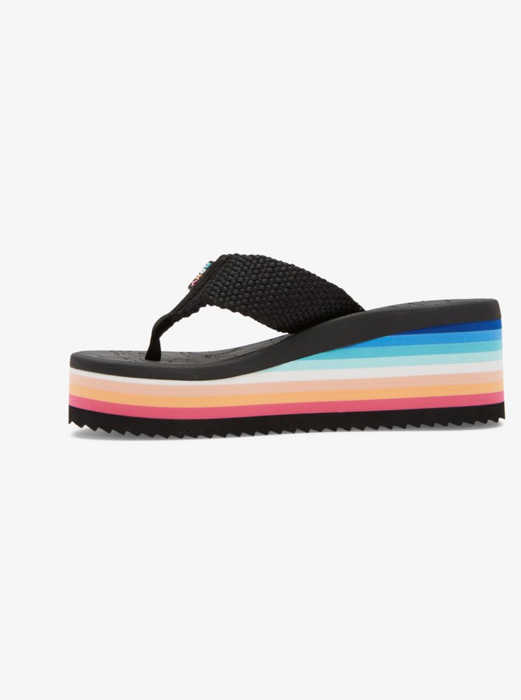 Multicolor Women's Roxy Kallie Ii Sandals | USA QYPX-76138