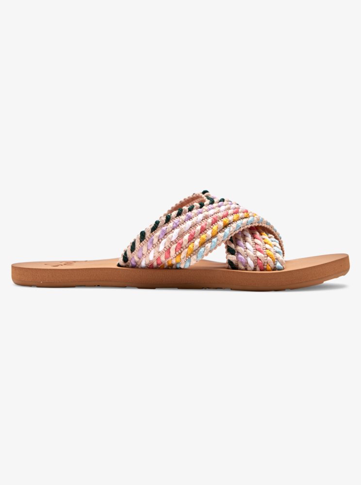 Multicolor Women's Roxy Roselani Sandals | USA IUOV-04792