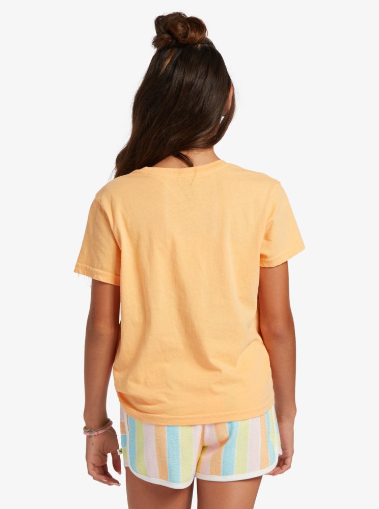 Orange Kids' Roxy 4-16 In Paradise T Shirts | USA OWHE-09316