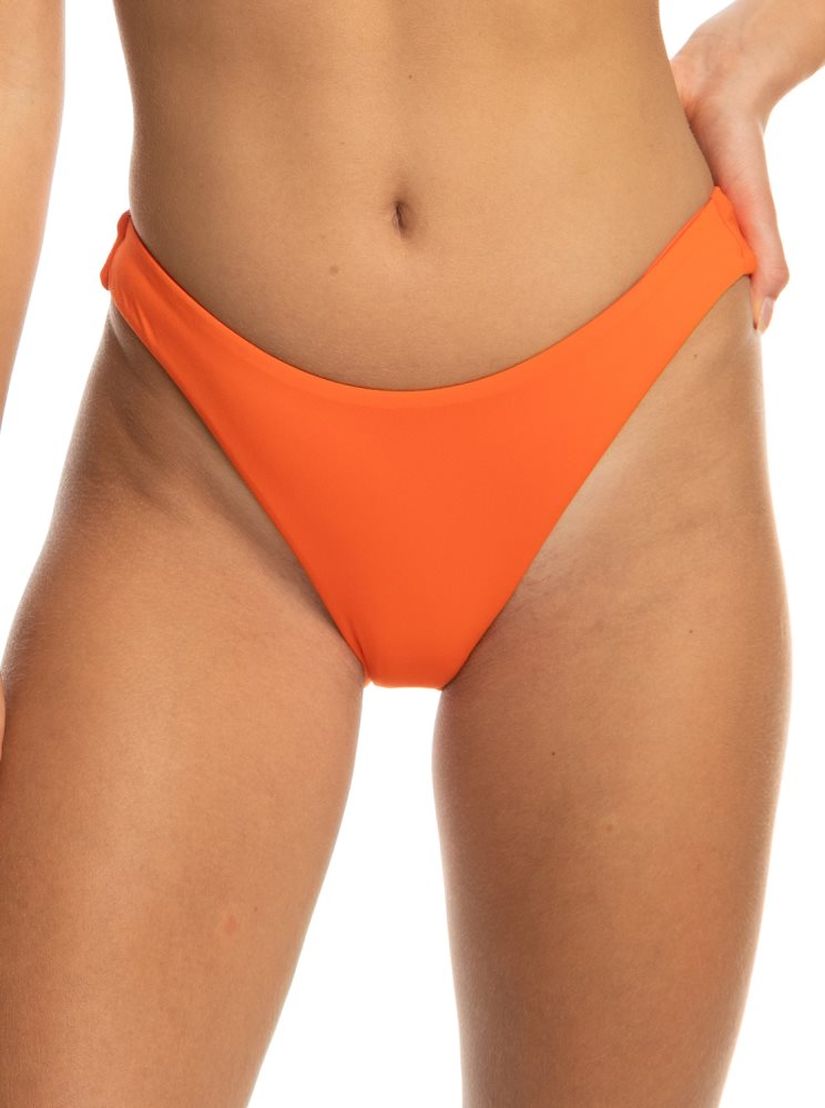 Orange Women's Roxy Beach Classics High Leg Bikini Bottoms | USA IXOH-06149