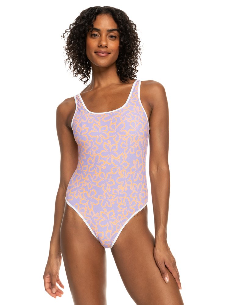 Orange Women's Roxy Hawaiian Heat One Piece Swimsuits | USA LWHP-39824