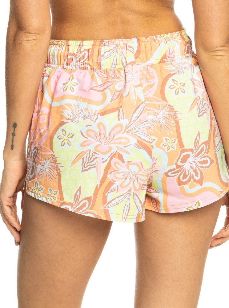 Orange Women's Roxy New Fashion Boardshorts | USA AJXE-38526