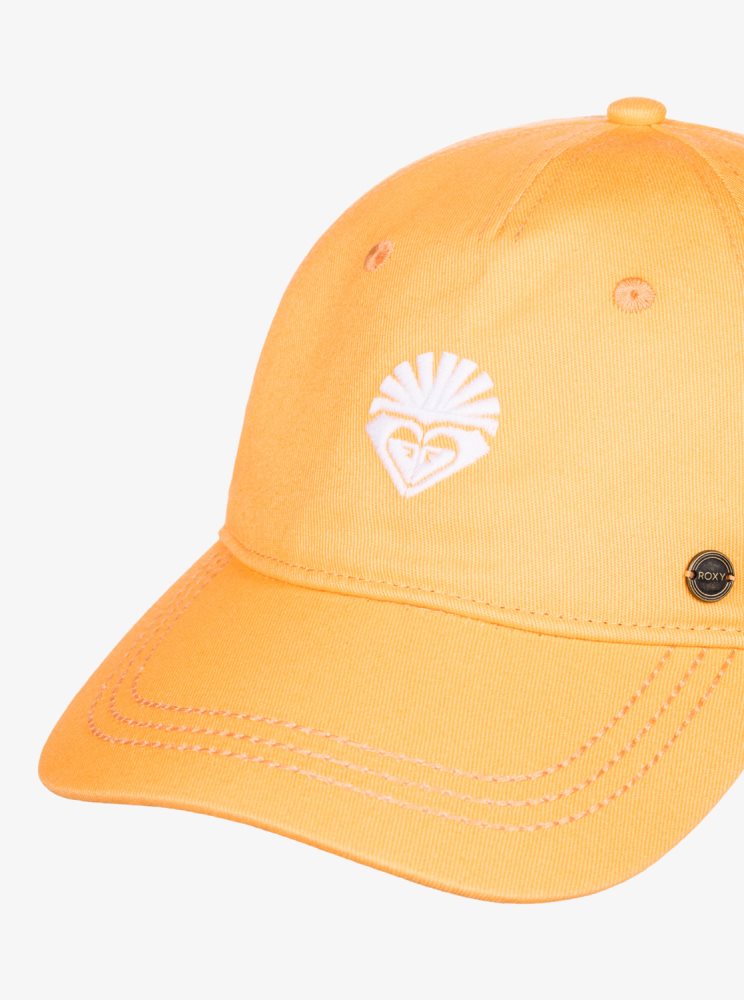 Orange Women's Roxy Next Level Baseball Caps | USA NGXZ-48365