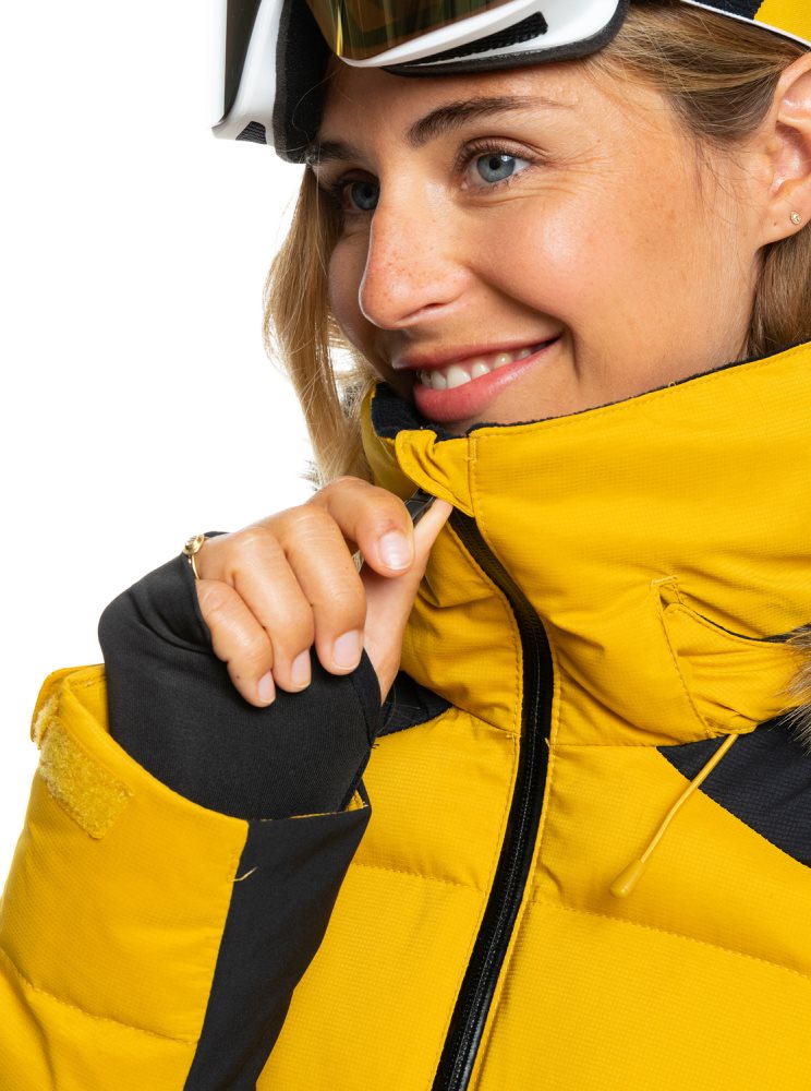 Orange Women's Roxy Snow Blizzard Insulated Ski Jackets | USA LDZR-93561