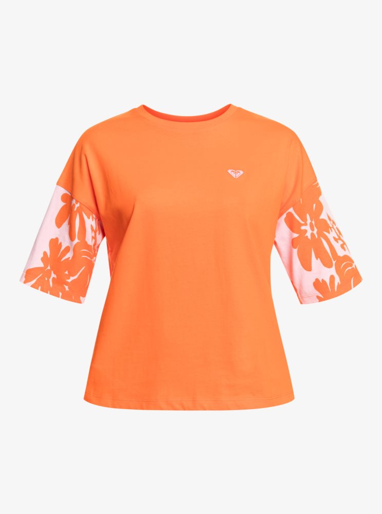 Orange Women's Roxy Surf.Kind.Kate. T Shirts | USA PTSF-79408