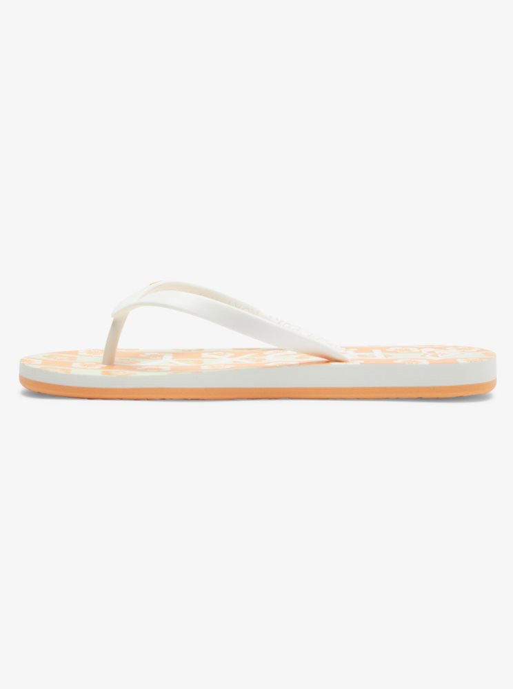 Orange Women's Roxy Tahiti Flip Flops | USA STCE-72506