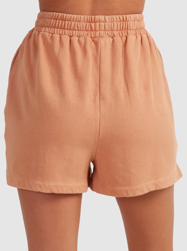 Orange Women's Roxy Tranquil Days Sweatshorts Shorts | USA MZGS-13749