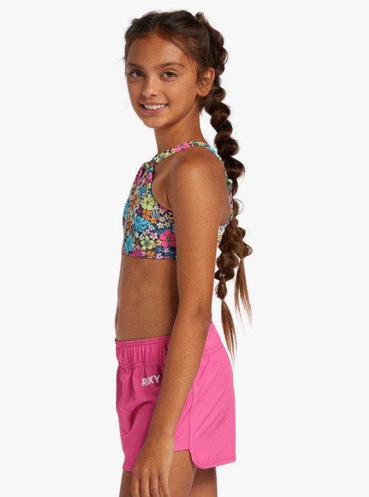 Pink Kids' Roxy 4-16 Good Waves Only Boardshorts | USA DSCX-51740