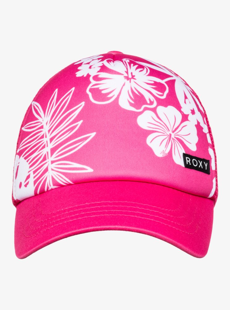 Pink Kids' Roxy 4-16 Honey Coconut Trucker Hats | USA TKWM-27369