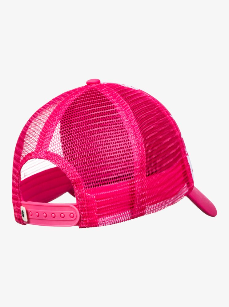 Pink Kids' Roxy 4-16 Honey Coconut Trucker Hats | USA TKWM-27369