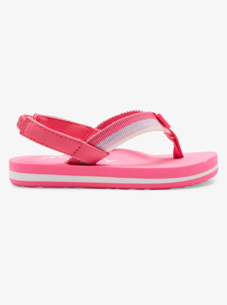 Pink Kids' Roxy Colbee Sandals | USA TBVE-90821