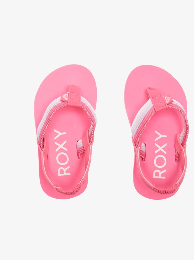 Pink Kids' Roxy Colbee Sandals | USA TBVE-90821