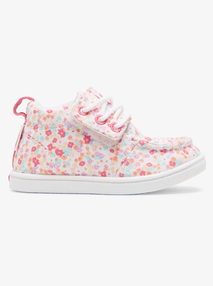 Pink Kids' Roxy Minnow Mid Mid-Top Sneakers | USA KEGC-16435