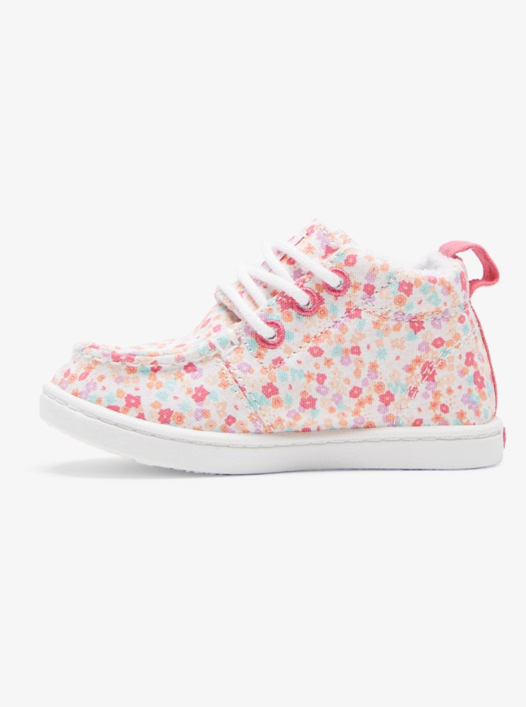 Pink Kids' Roxy Minnow Mid Mid-Top Sneakers | USA KEGC-16435