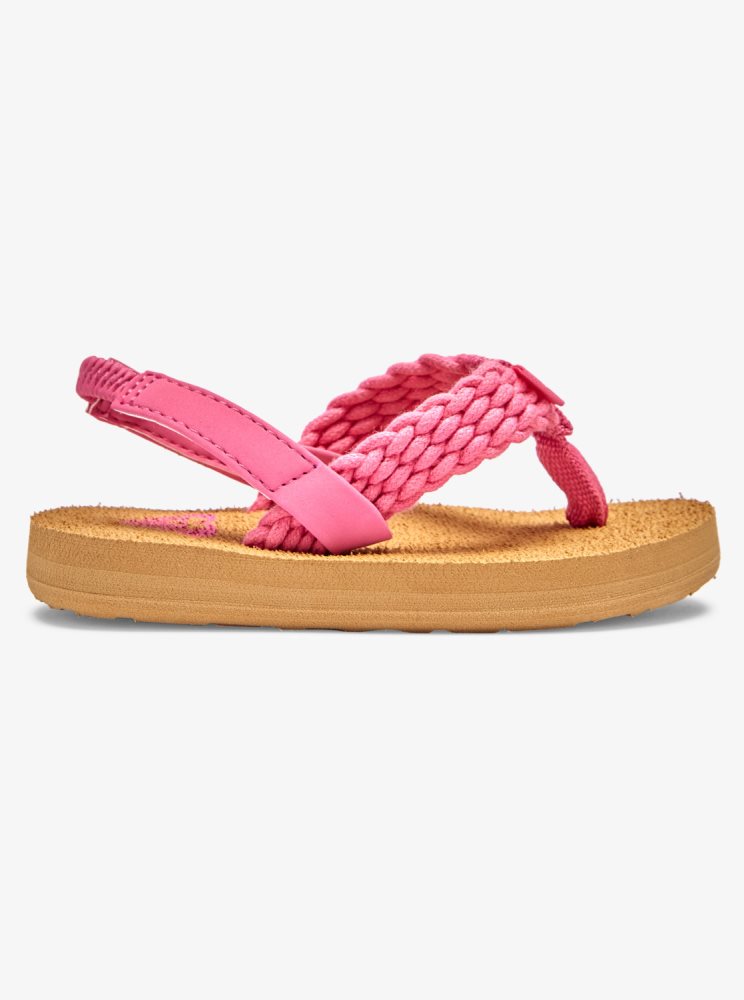 Pink Kids' Roxy Porto Sandals | USA FZRM-97482