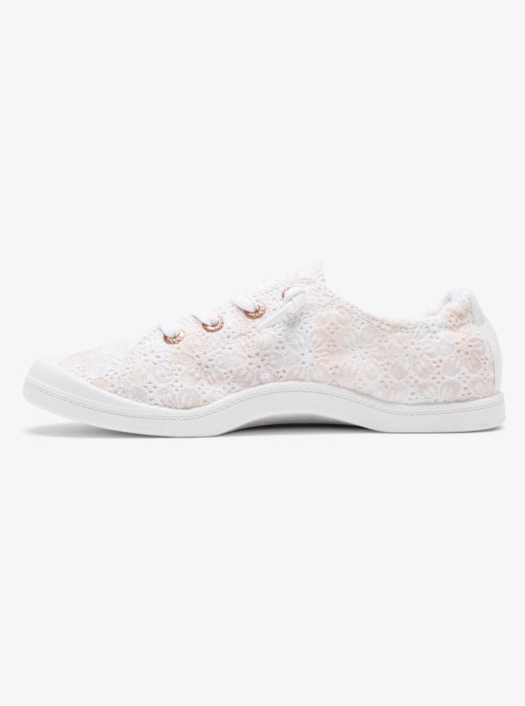 Pink Women's Roxy Bayshore Sneakers | USA LMSR-16549