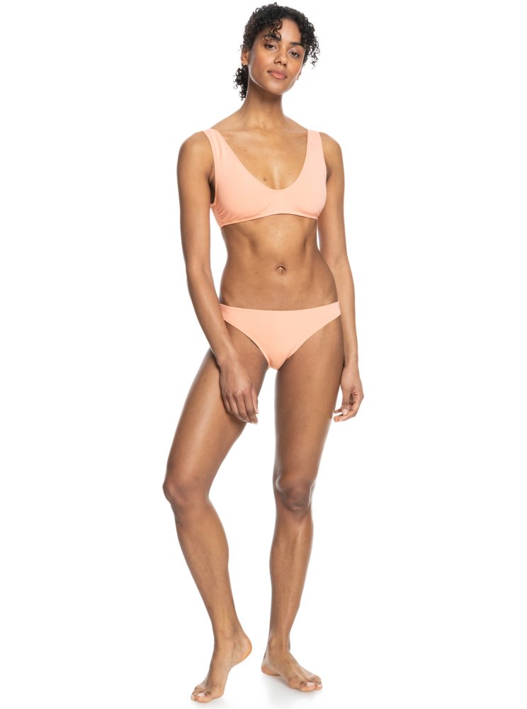 Pink Women's Roxy Beach Classics Elongated Triangle Bikini Tops | USA MDWF-19275