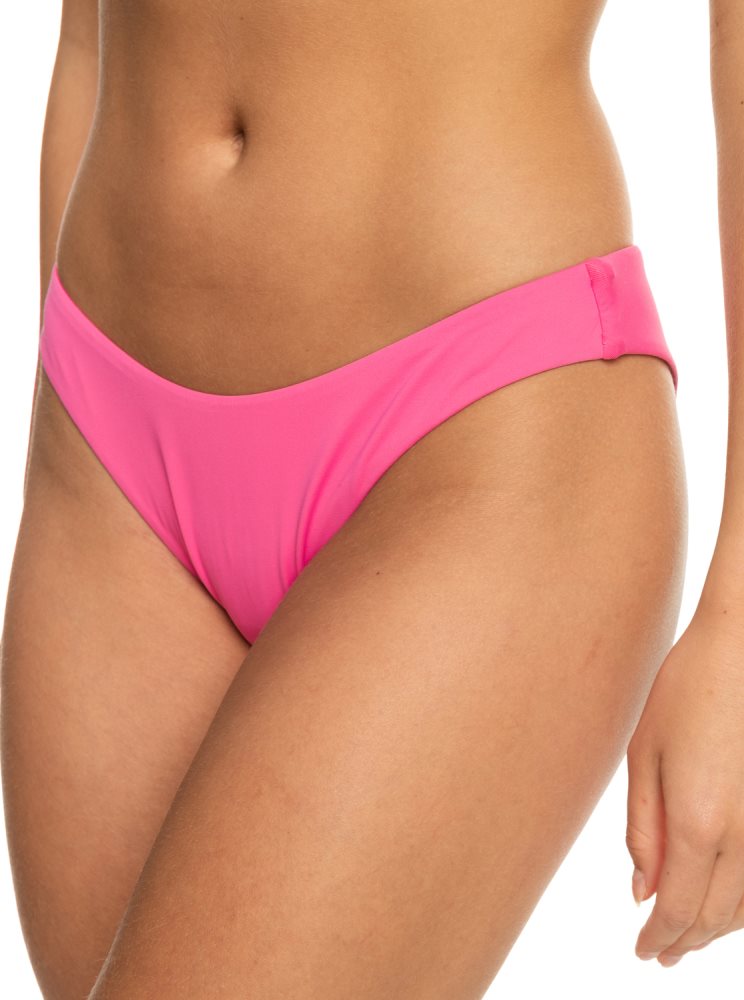 Pink Women's Roxy Beach Classics High Leg Bikini Bottoms | USA VRUF-94657