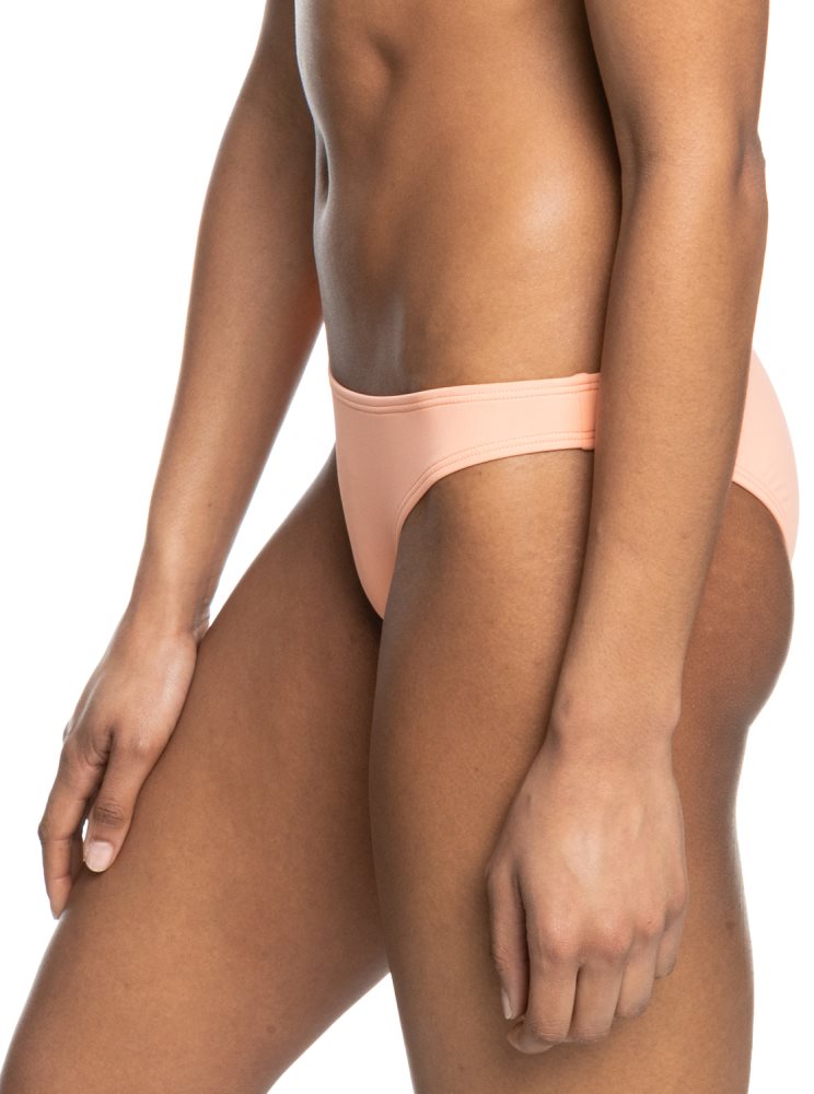 Pink Women's Roxy Beach Classics Moderate Bikini Bottoms | USA ZRNP-76210