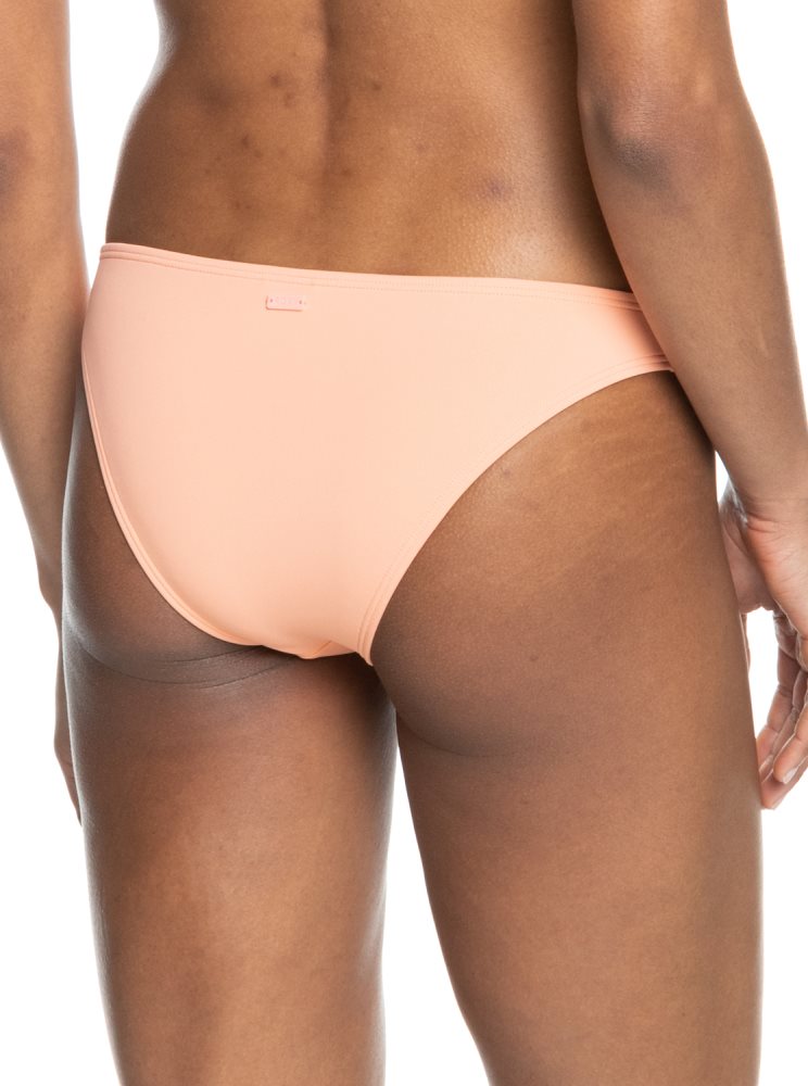 Pink Women's Roxy Beach Classics Moderate Bikini Bottoms | USA ZRNP-76210