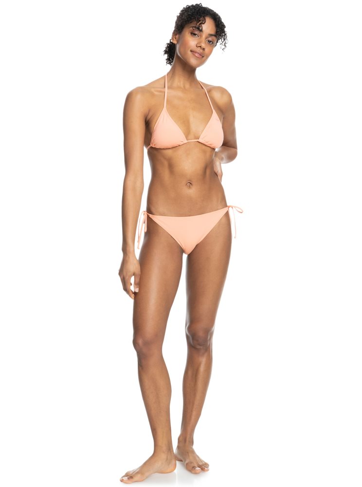 Pink Women's Roxy Beach Classics Tiki Triangle Bikini Tops | USA UTJN-64897