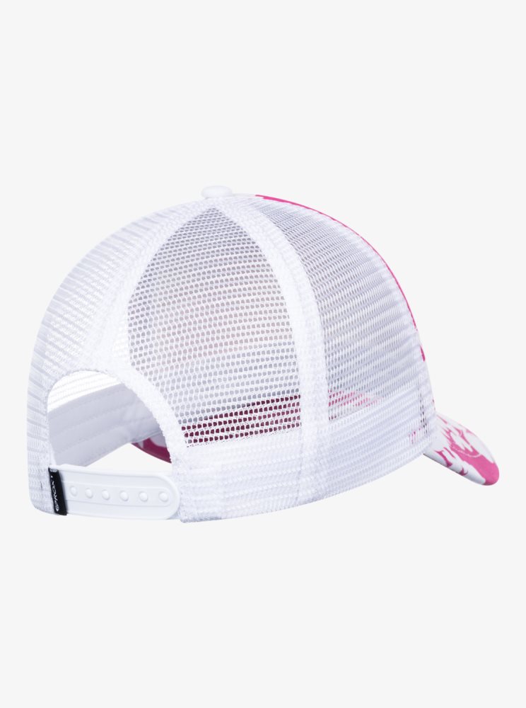 Pink Women's Roxy Beautiful Morning Trucker Hats | USA QYGF-65413