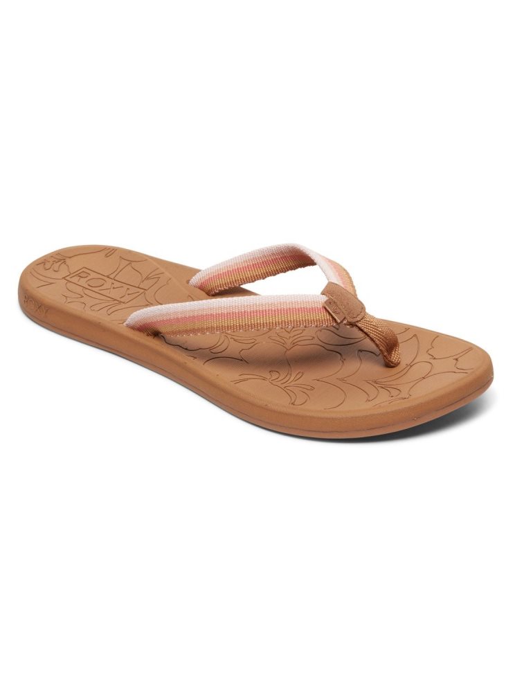 Pink Women\'s Roxy Colbee Sandals | USA PJMX-87491