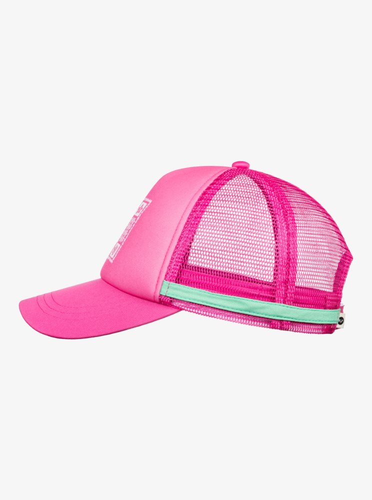 Pink Women's Roxy Dig This Trucker Hats | USA BTEN-83072