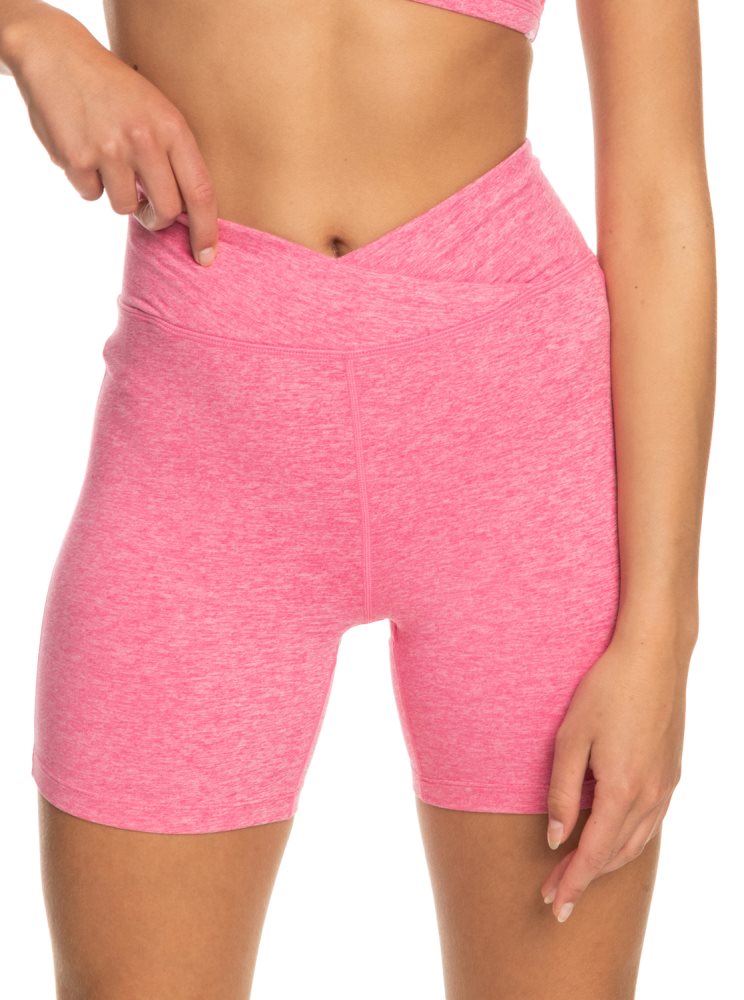 Pink Women's Roxy Everyday Sports Shorts | USA ALCN-89247