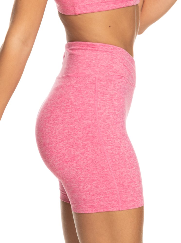 Pink Women's Roxy Everyday Sports Shorts | USA ALCN-89247